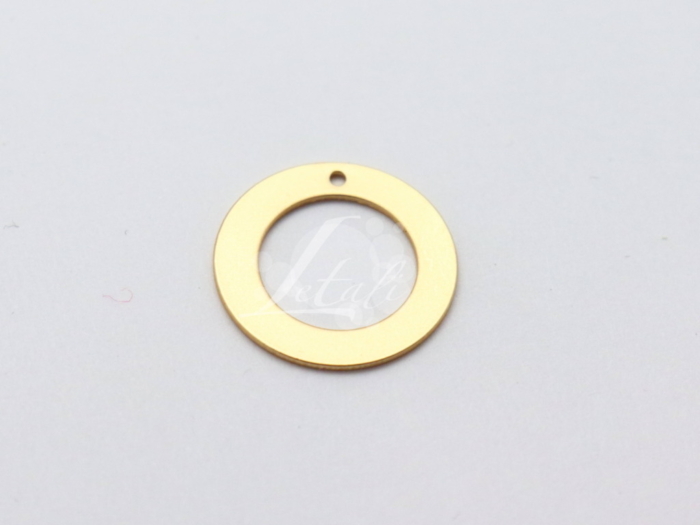 Letali Pendentif: Cercle ouvert - largeur 3mm - 18mm - gossiste perles