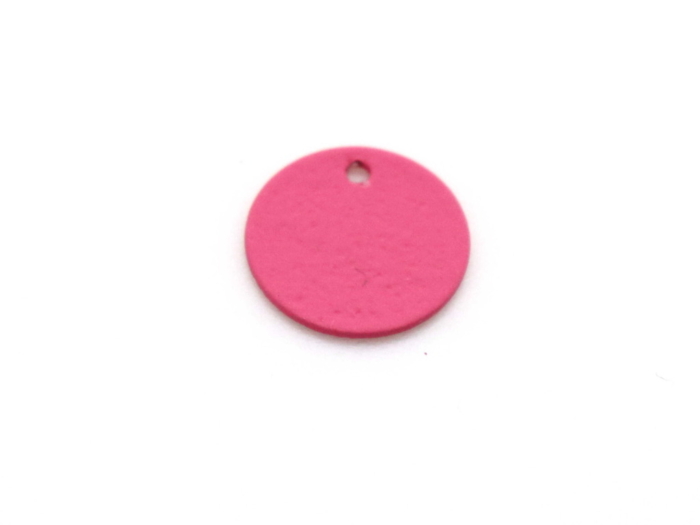 Letali bedel rond zand 12mm_rubber Barbie roze