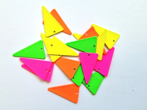 Letali bedel omgekeerde driehoek neon