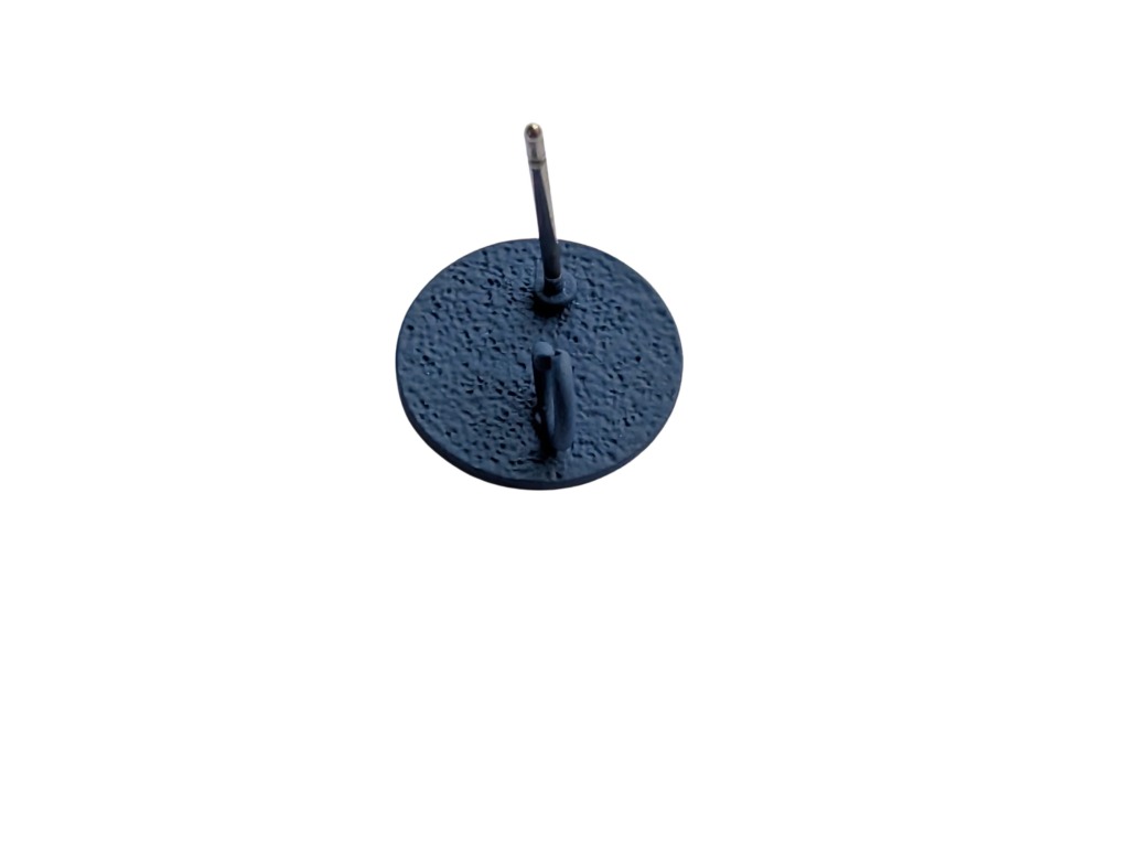 20 x Oorsteker rond plat korrelig berubberd – 12mm - met oogje - Afbeelding 24